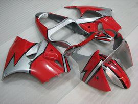 Red and Silver Factory Style - NINJA ZX-6R 00-02 Fairing
