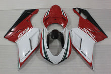 Load image into Gallery viewer, Red and White Black Factory Style - Ducati 1098 07-11 Fairing Kit
