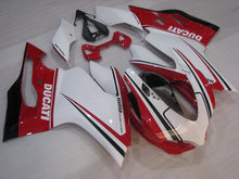 Load image into Gallery viewer, Red and White Black Factory Style - Ducati 1199 Panigale 12-14 Fairing Kit