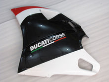 Load image into Gallery viewer, Red and White Black Factory Style - Ducati 748 96-02 Fairing Kit