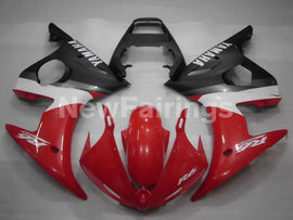 Red White and Black Factory Style - YZF-R6 03-04 Fairing Kit Vehicles & Parts > Vehicle Parts & Accessories > Motor