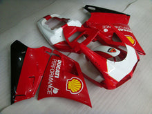 Load image into Gallery viewer, Red and White Black Shell - Ducati 748/916/996/998 96-02 Fairing Kit