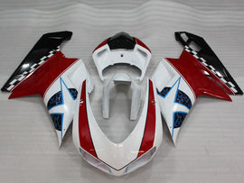 Red White and Black Star - Ducati 848/1098/1198 07-11