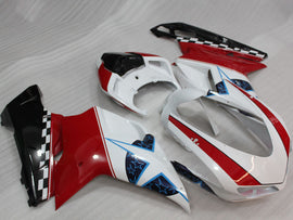 Red White and Black Star - Ducati 848/1098/1198 07-11