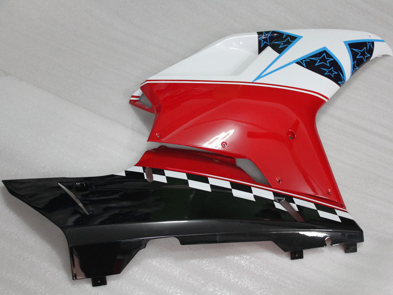 Red White and Black Star - Ducati 848/1098/1198 07-11 Fairing Kit