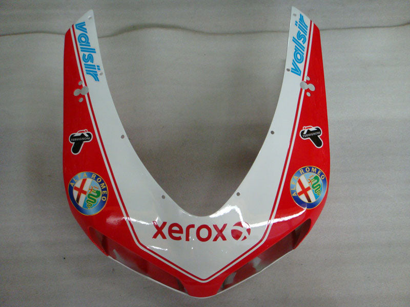 Red and White Black Xerox - Ducati 1098 07-11 Fairing Kit