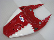 Load image into Gallery viewer, Red and White Blue FILA - Ducati 749/999 03-04 Fairing Kit (Single Passenger Seat)