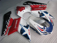 Load image into Gallery viewer, Red and White Blue Star - Ducati 848 07-11 Fairing Kit