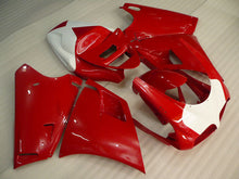 Load image into Gallery viewer, Red and White No decals - Ducati 748/916/996/998 96-02 Fairing Kit (Single Passenger Seat)