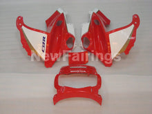 Charger l&#39;image dans la galerie, Red and White Factory Style - CBR600 F2 91-94 Fairing Kit -
