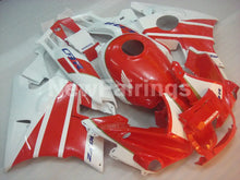 Charger l&#39;image dans la galerie, Red and White Factory Style - CBR600 F2 91-94 Fairing Kit -
