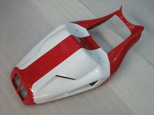Load image into Gallery viewer, Red and White Factory Style - Ducati 748 96-02 Fairing Kit (Single Passenger Seat)