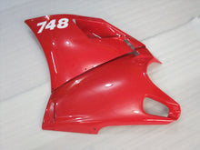 Load image into Gallery viewer, Red and White Factory Style - Ducati 748 96-02 Fairing Kit (Single Passenger Seat)