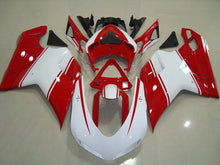 Load image into Gallery viewer, Red and White Factory Style - Ducati 848/1098/1198 07-11 Fairing Kit