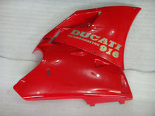 Load image into Gallery viewer, Red and White Factory Style - Ducati 916 96-02 Fairing Kit (Single Passenger Seat)