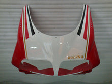 Load image into Gallery viewer, Red and White Factory Style - Ducati 996 96-02 Fairing Kit (Single Passenger Seat)