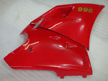 Load image into Gallery viewer, Red White Factory Style - Ducati 996 96-02 Fairing Kit (Single Passenger Seat)