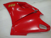 Load image into Gallery viewer, Red White Factory Style - Ducati 996 96-02 Fairing Kit (Single Passenger Seat)