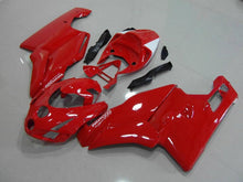 Load image into Gallery viewer, Red and White Factory Style - Ducati 999 03-04 Fairing Kit (Single Passenger Seat)