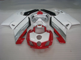 Red and White Factory Style - Ducati 999 05-06 Fairing Kit
