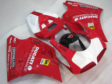 Load image into Gallery viewer, Red and White Performance - Ducati 748/916/996/998 96-02 Fairing Kit (Single Passenger Seat)