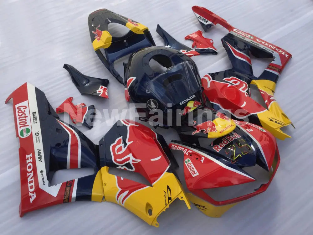 Red and Yellow Red Bull - CBR600RR 13-23 Fairing Kit