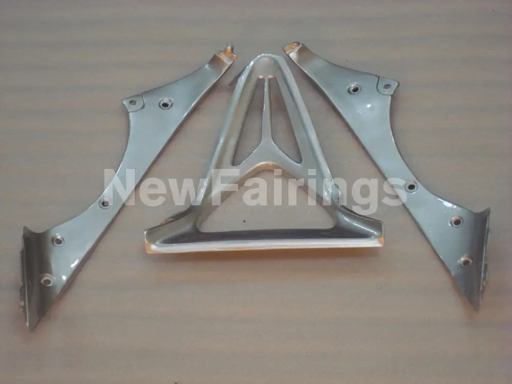 Silver and Matte Black Factory Style - YZF-R6 98-02 Fairing Kit Vehicles & Parts > Vehicle Parts & Accessories > Motor