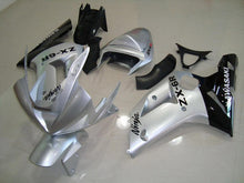 Charger l'image dans la galerie, Silver and Black Factory Style - NINJA ZX-6R 03-04 Fairing