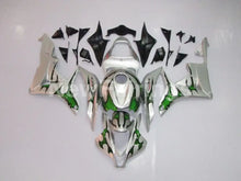 Charger l'image dans la galerie, Silver and Green Factory Style - CBR600RR 07-08 Fairing Kit