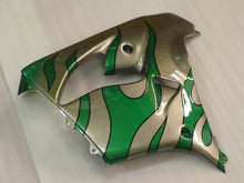 Load image into Gallery viewer, Silver and Green Flame - NINJA ZX-9R 00-01 Fairing Kit