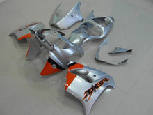 Charger l'image dans la galerie, Silver and Orange Factory Style - NINJA ZX-9R 00-01 Fairing