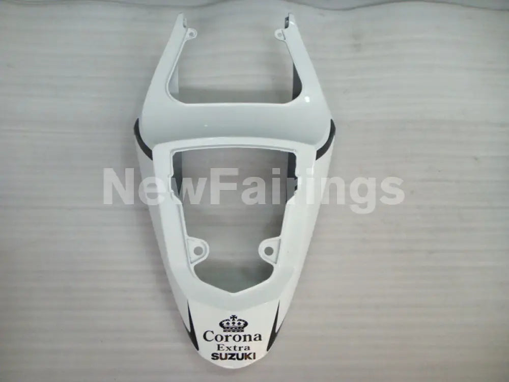 White and Black Corona - GSX-R600 04-05 Fairing Kit