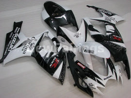 White and Black Corona - GSX-R600 06-07 Fairing Kit