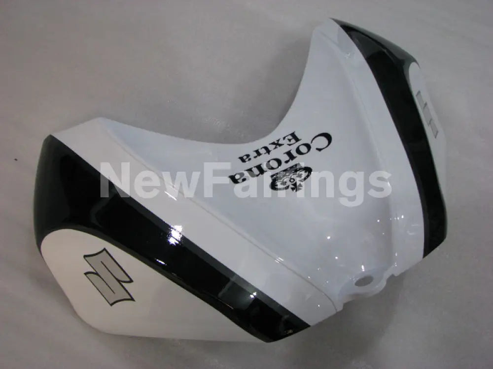 White and Black Corona - GSX-R600 06-07 Fairing Kit