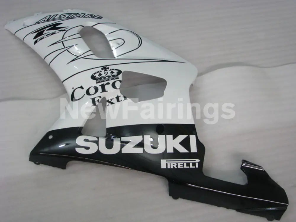 White and Black Corona - GSX-R750 00-03 Fairing Kit – NewFairing