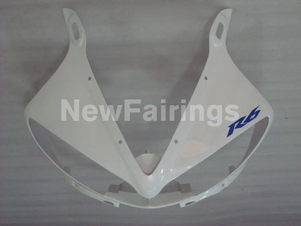 White and Blue Factory Style - YZF-R6 03-04 Fairing Kit Vehicles & Parts > Vehicle Parts & Accessories > Motor Vehicle
