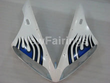 Charger l&#39;image dans la galerie, White and Blue Flame - YZF-R1 04-06 Fairing Kit - Vehicles