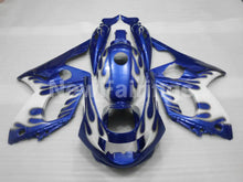 Load image into Gallery viewer, White and Blue Flame - YZF600R Thundercat 96-07 Fairing Kit Vehicles &amp; Parts &gt; Vehicle Parts &amp; Accessories &gt; Motor