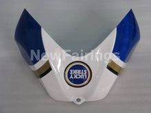 Load image into Gallery viewer, White and Blue Lucky Strike - GSX-R600 06-07 Fairing Kit