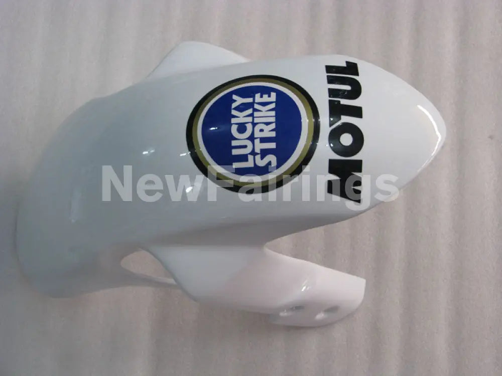 White and Blue Lucky Strike - GSX-R600 06-07 Fairing Kit