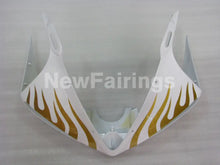 Load image into Gallery viewer, White and Gold Flame - YZF-R6 03-04 Fairing Kit Vehicles &amp; Parts &gt; Vehicle Parts &amp; Accessories &gt; Motor Vehicle Parts &gt;