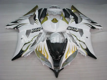 Charger l&#39;image dans la galerie, White and Golden Flame - YZF-R6 08-16 Fairing Kit Vehicles &amp; Parts &gt; Vehicle Parts &amp; Accessories &gt; Motor Vehicle Parts