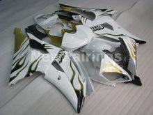 Charger l&#39;image dans la galerie, White and Golden Flame - YZF-R6 08-16 Fairing Kit Vehicles &amp; Parts &gt; Vehicle Parts &amp; Accessories &gt; Motor Vehicle Parts