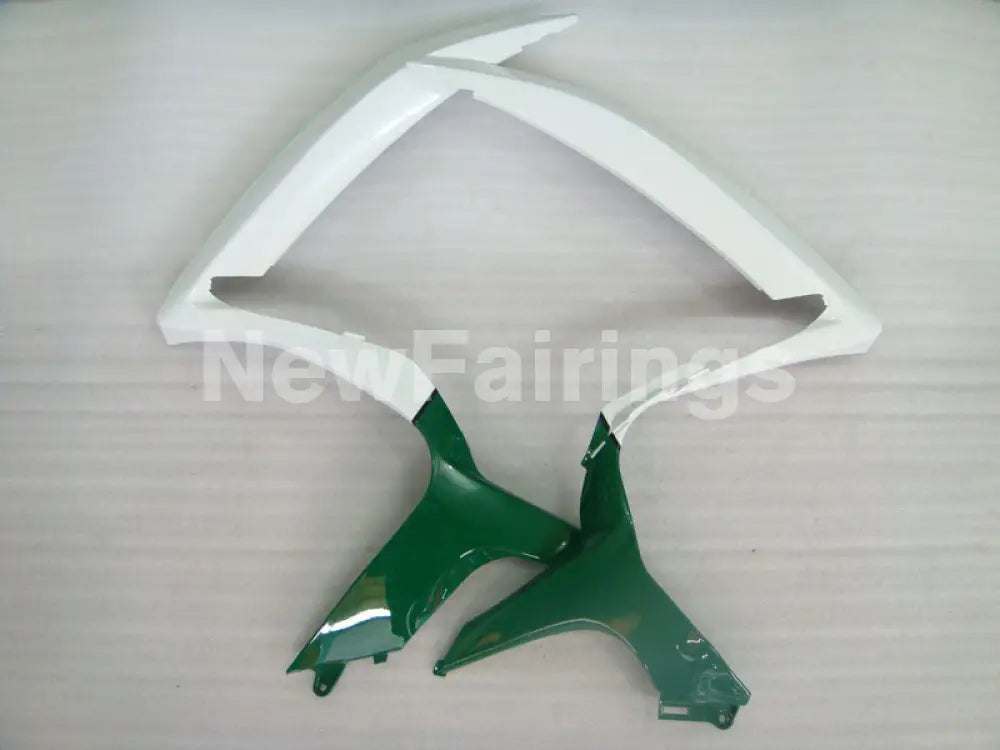 White and Green Jordan - GSX-R600 06-07 Fairing Kit