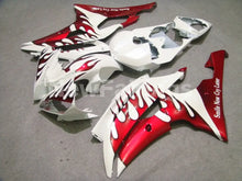 Charger l&#39;image dans la galerie, White and Red Flame - YZF-R6 08-16 Fairing Kit Vehicles &amp; Parts &gt; Vehicle Parts &amp; Accessories &gt; Motor Vehicle Parts &gt;