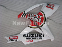 Load image into Gallery viewer, White and Red Lucky Strike - GSX-R600 06-07 Fairing Kit