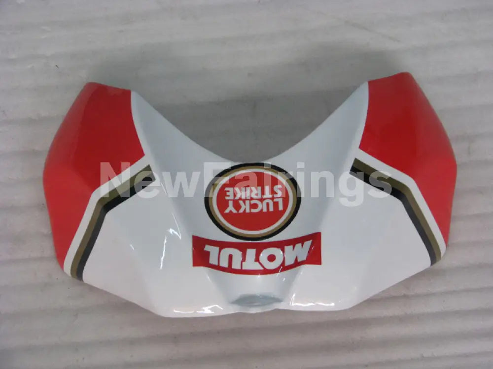 White and Red Lucky Strike - GSX-R600 06-07 Fairing Kit