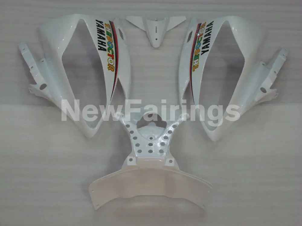 White and Red MICHELIN - YZF-R6 06-07 Fairing Kit Vehicles & Parts > Vehicle Parts & Accessories > Motor Vehicle Parts