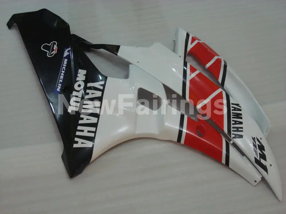 White and Red MICHELIN - YZF-R6 06-07 Fairing Kit Vehicles & Parts > Vehicle Parts & Accessories > Motor Vehicle Parts