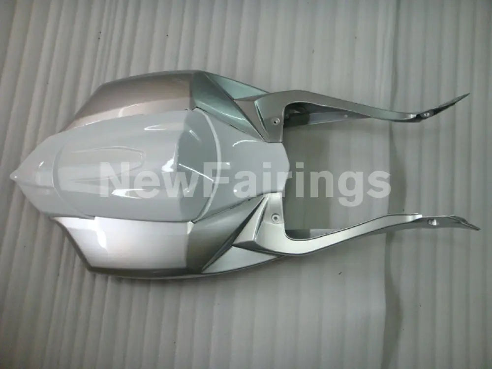 White and Silver Blue Factory Style - GSX-R600 08-10 Fairing Kit